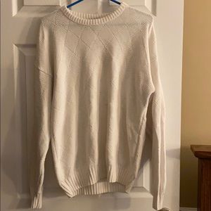 White men’s medium sweater